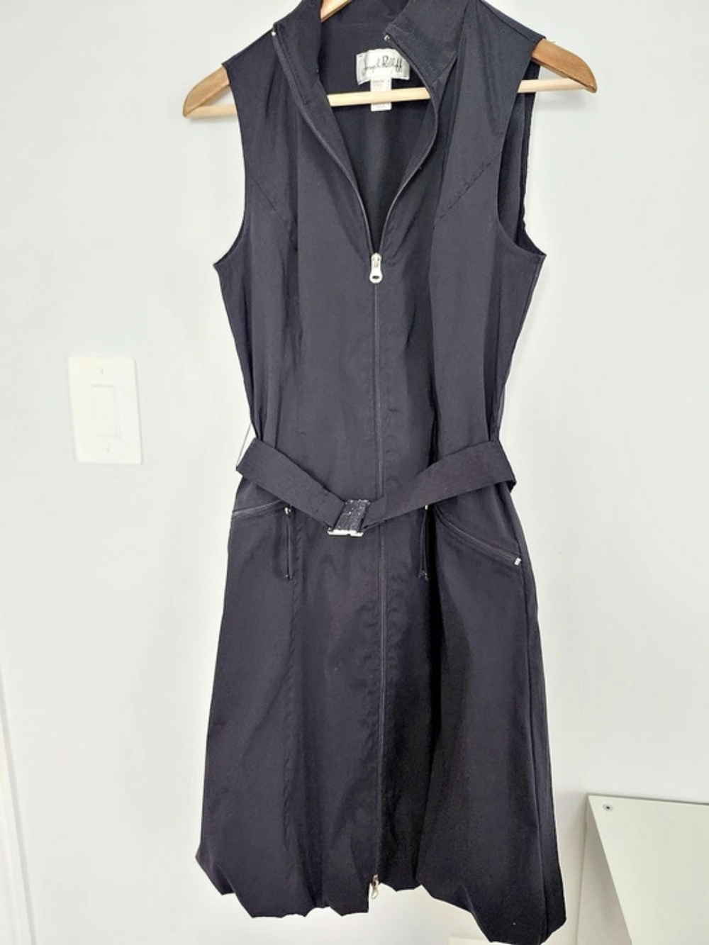 Joseph Ribkoff 03608 Black Maxi Balloon Dress Size 8 Like New
